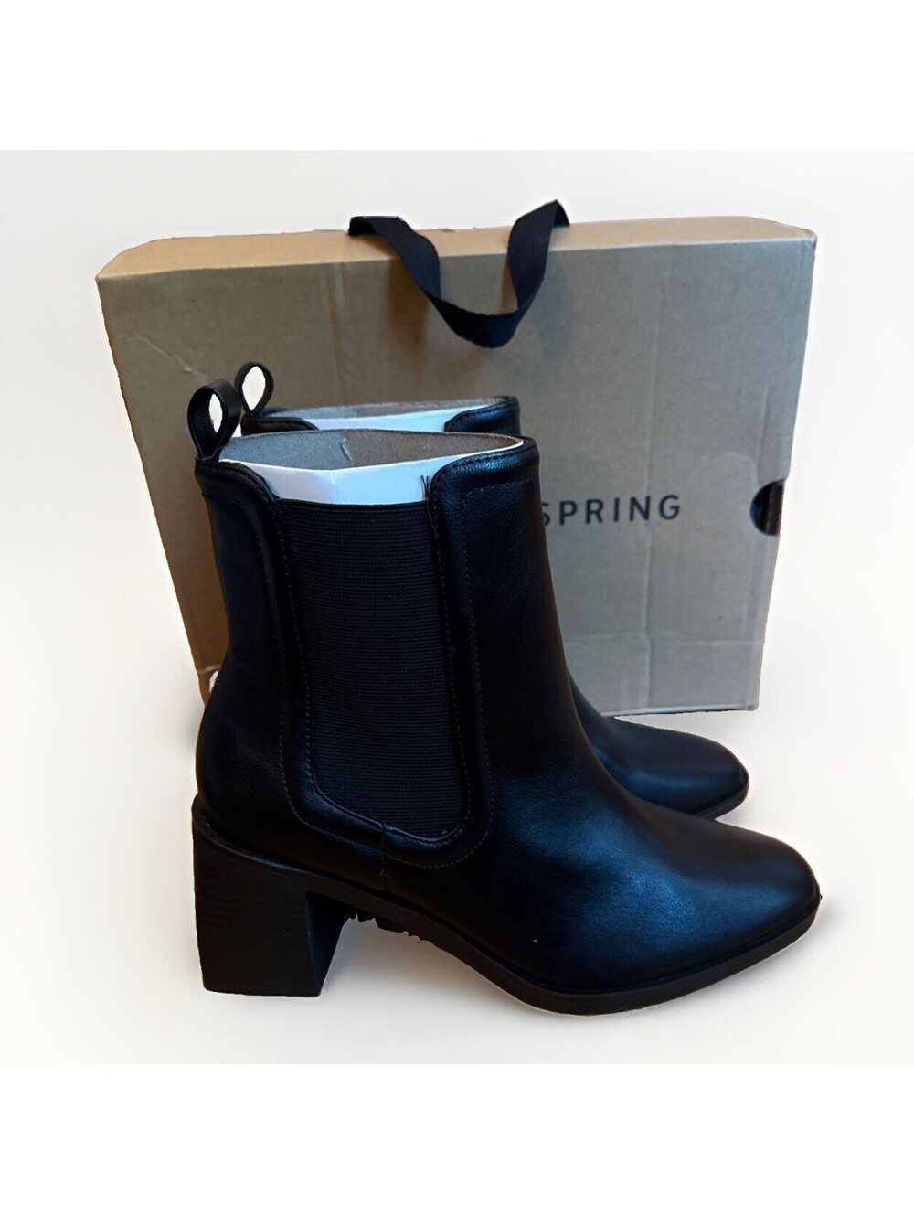 NEW Call It Spring Women's Black Kenzi Ankle Bootie KENZI-001 Size 9B 100% Vegan